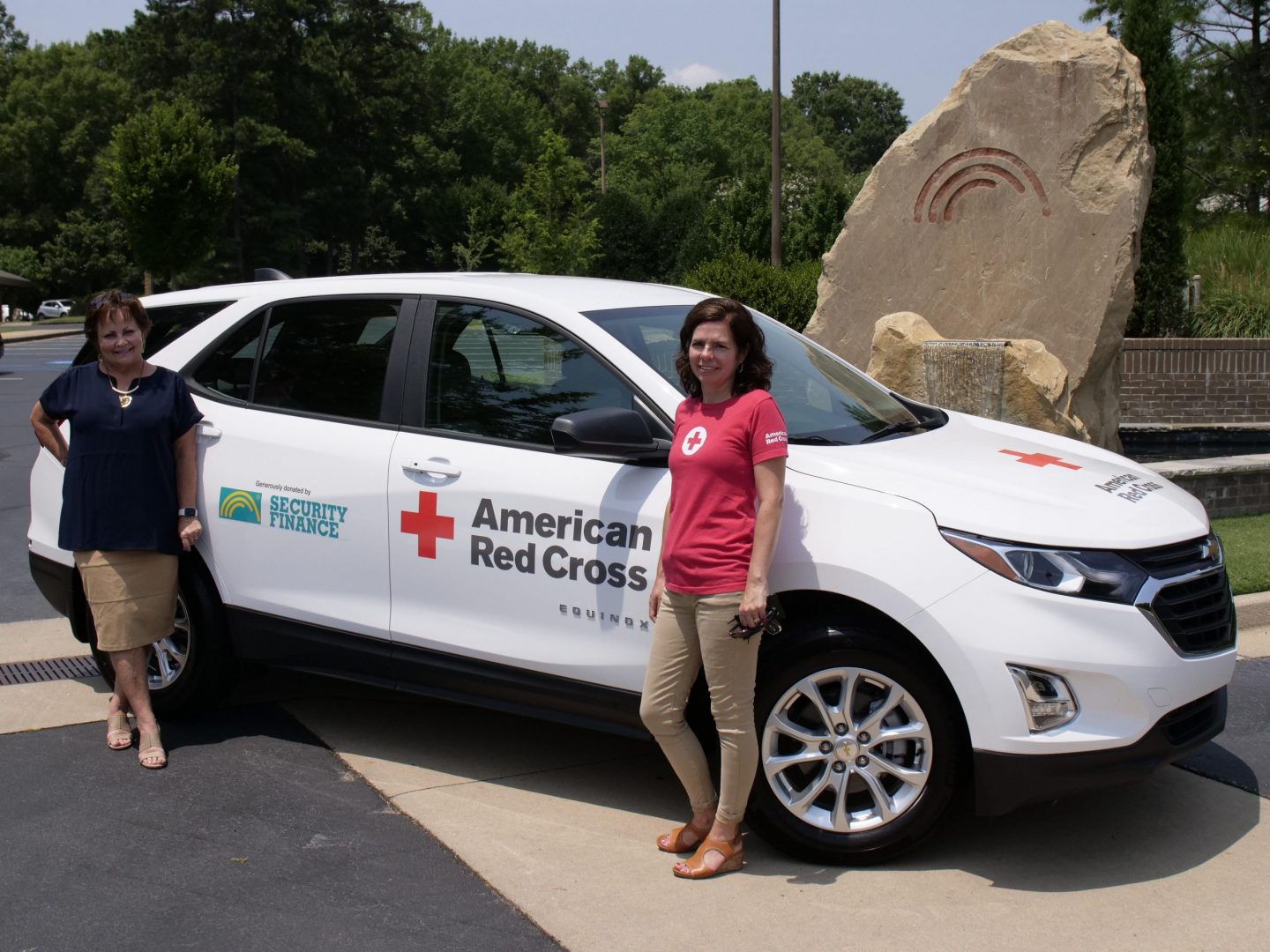 Ladies with the American Red Cross and Security Finance