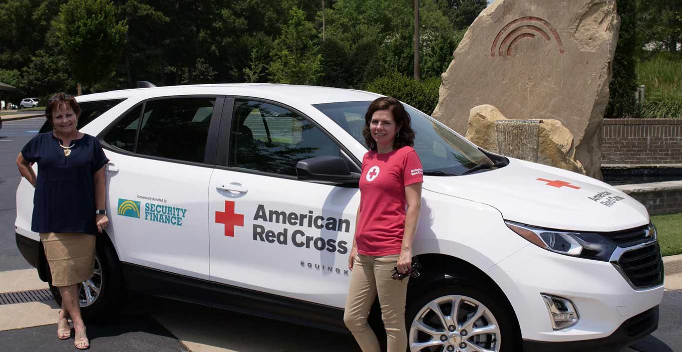 Ladies with the American Red Cross and Security Finance