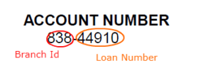 Account Number Example