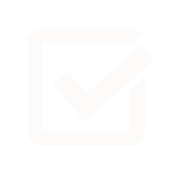White checkmark